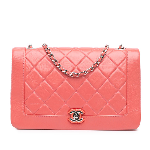 Pre-Loved Chanel Crumpled Calfskin Bi Quilted Vintage Full Flap - Picture 1 of 10